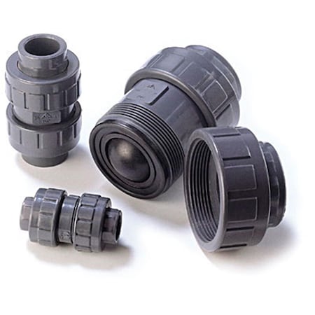 American Valve P460UC 2 2 in. CPVC True Union Ball Check Valve P460UC 2"